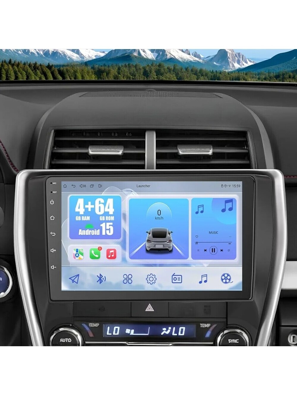 Toyota Camry 2015-2017 Android 15 10" Car Stereo Wireless CarPlay